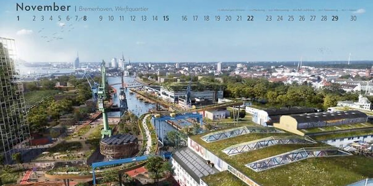 Erste bundesweite Auszeichnung für das Bremerhavener Werftquartier