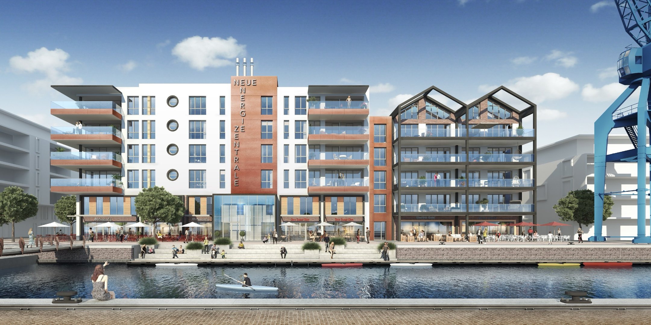 Bauabschnitt 3-1 – Neue Energiezentrale & Giebelhäuser