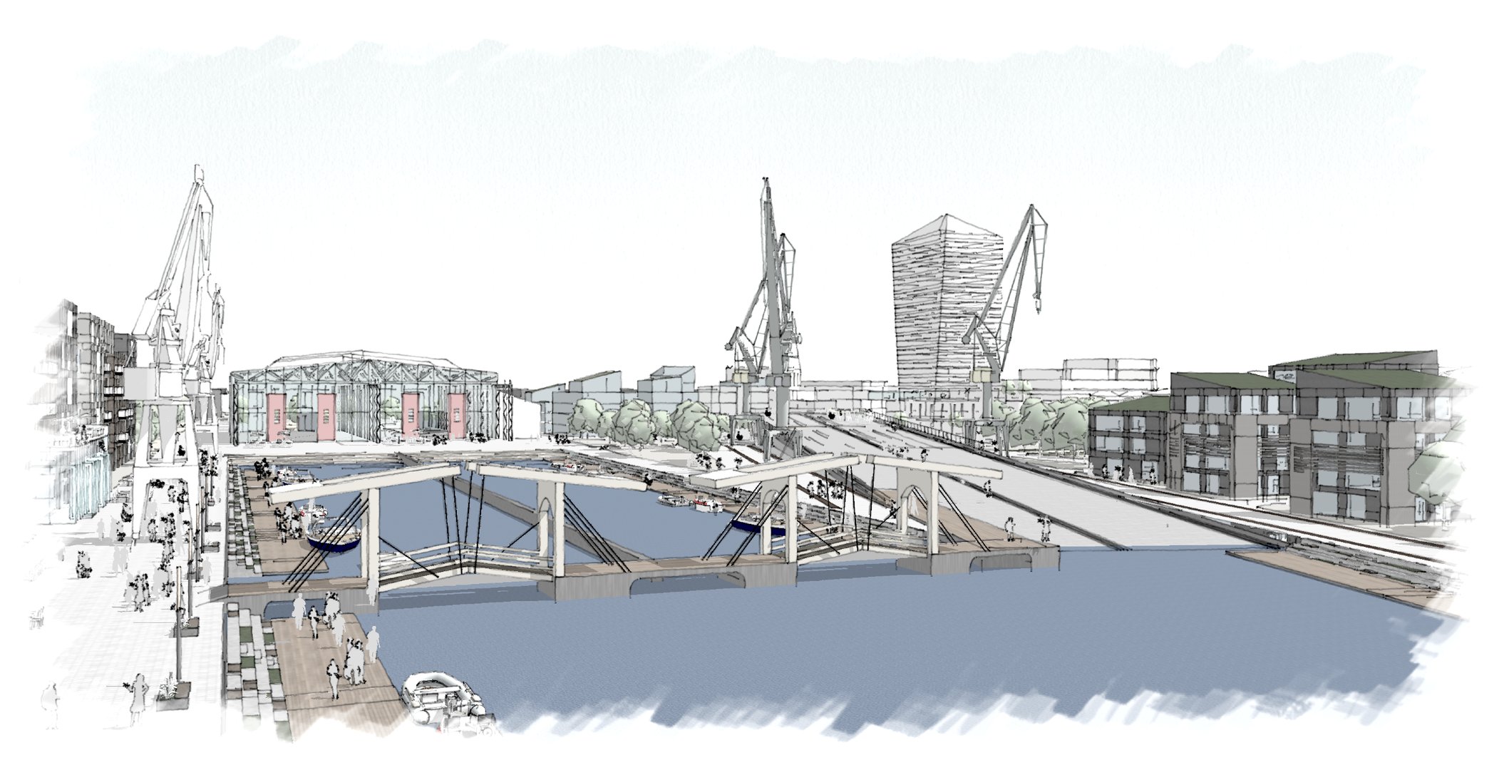 Werftquartier – Silhouette